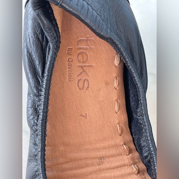 Tieks ballet flats in matte black leather shoes size 7 - Picture 4 of 8